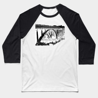 Depoe Bay Oregon Bridge Baseball T-Shirt